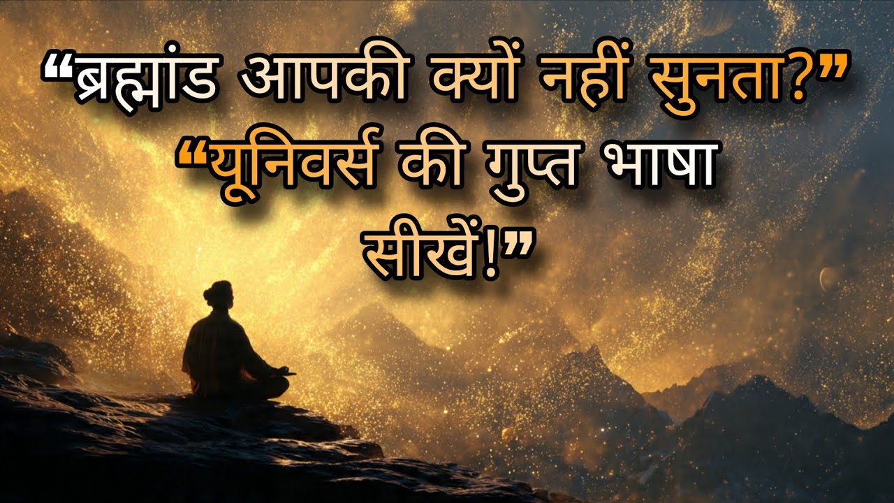 “ब्रह्मांड क्यों चुप है? 🤫 सीखिए यूनिवर्स की गुप्त भाषा और अपनी चेतना से सृष्टि को हिलाइए!”