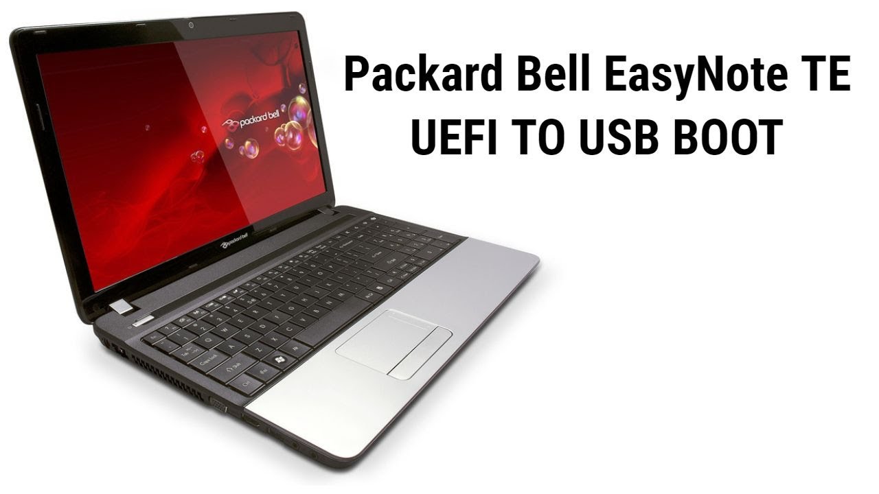 Как изменить UEFI на загрузку с USB-накопителя Packard Bell EasyNote TE