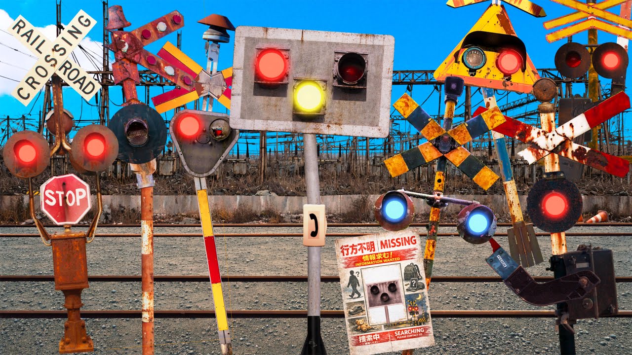 Rusty Railroad Crossings Searching for a Missing One