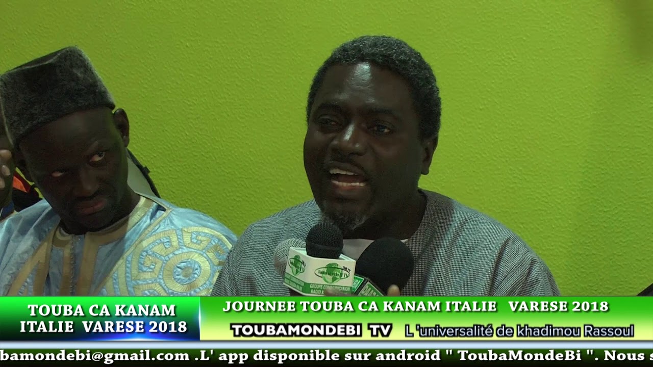 SECRÉTAIRE GÉNÉRAL Touba ca kanam ITALIE