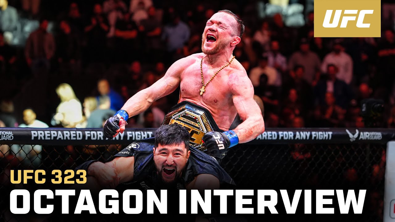 Интервью с Петром Яном в Октагоне | UFC 323