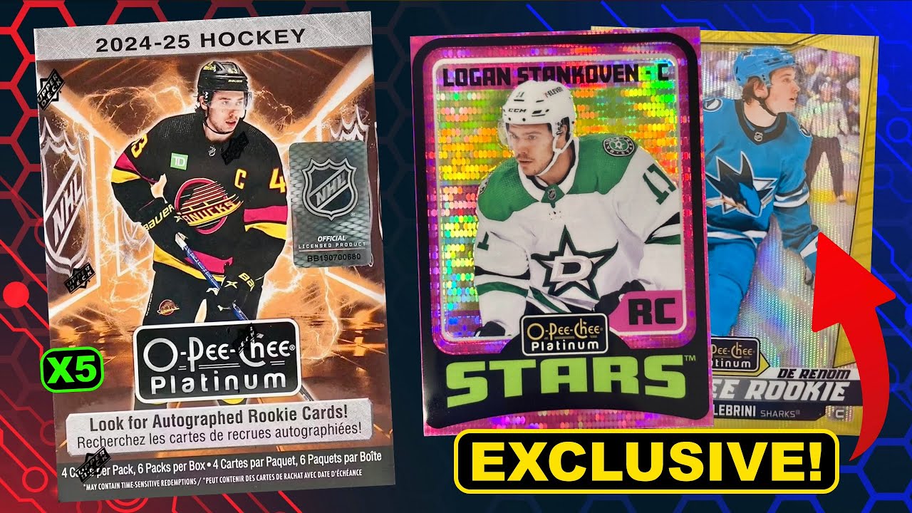 These are ONLY IN RETAIL! - 2024-25 O-Pee-Chee Platinum Hockey Retail Blaster Box Break x5