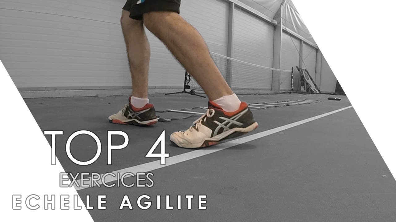 4 Exercices Echelle Agilité - Partie 1 - TENNIS -  BASTI