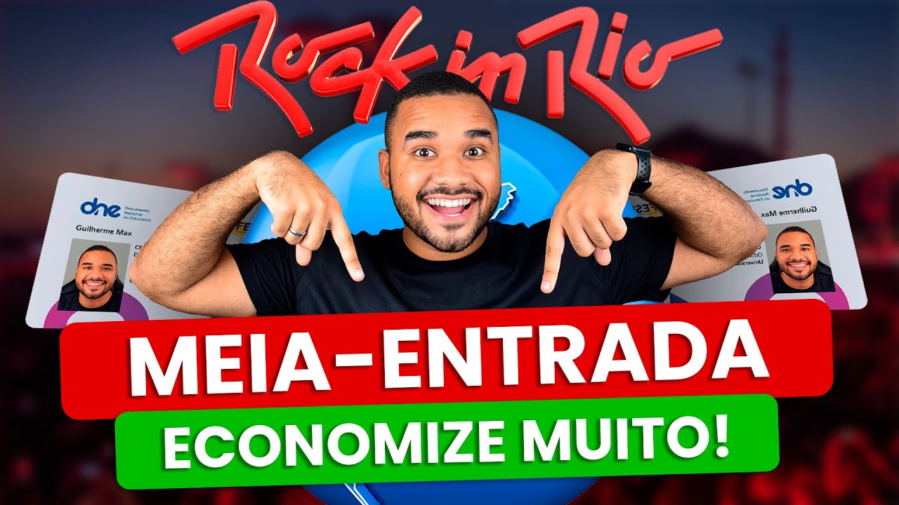 Como fazer Carteirinha de Estudante para o Rock in Rio!