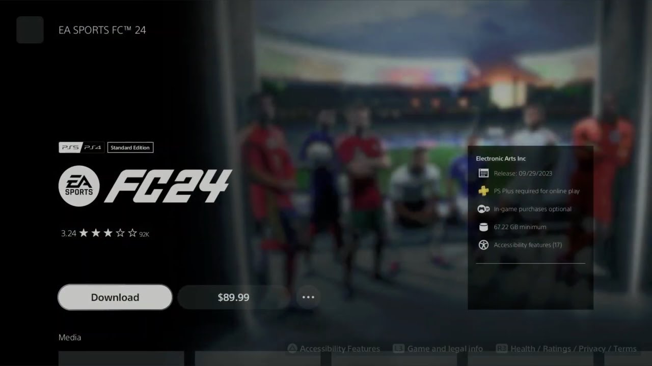 Как бесплатно загрузить EA SPORTS FC 24 на PS5 | PlayStation
