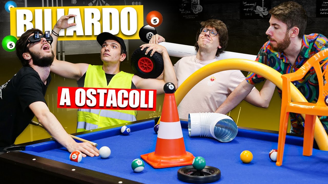 BILIARDO A OSTACOLI 🎱 con SCAD & @dadontheroad