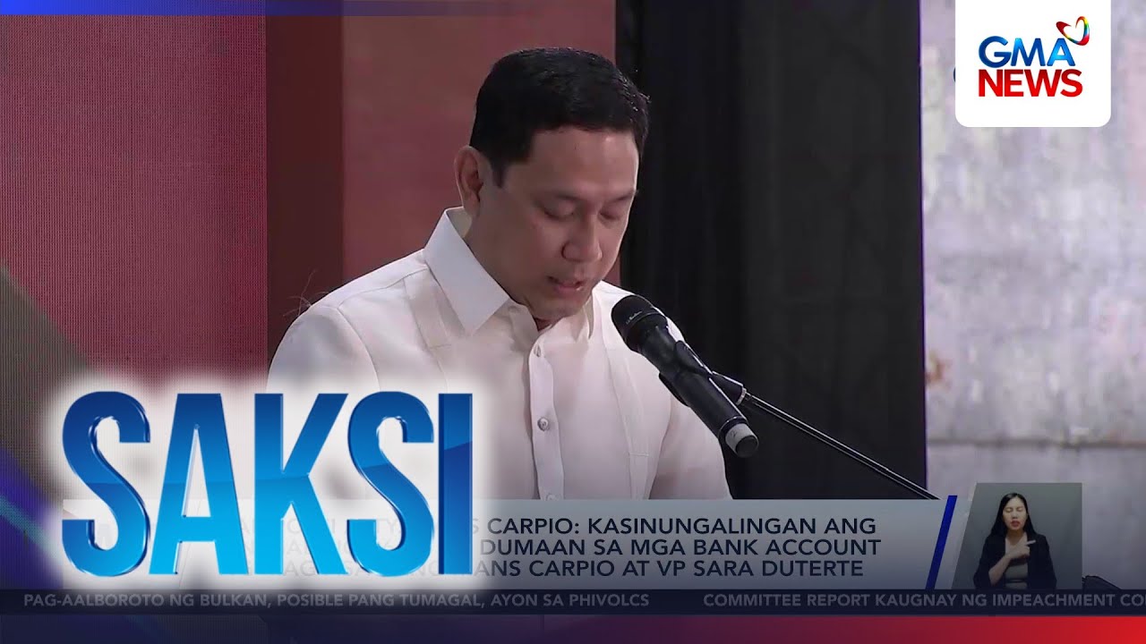 Kampo ni Atty. Mans Carpio - kasinungalingan ang sinasabing P6.7B na dumaan sa mga... | Saksi