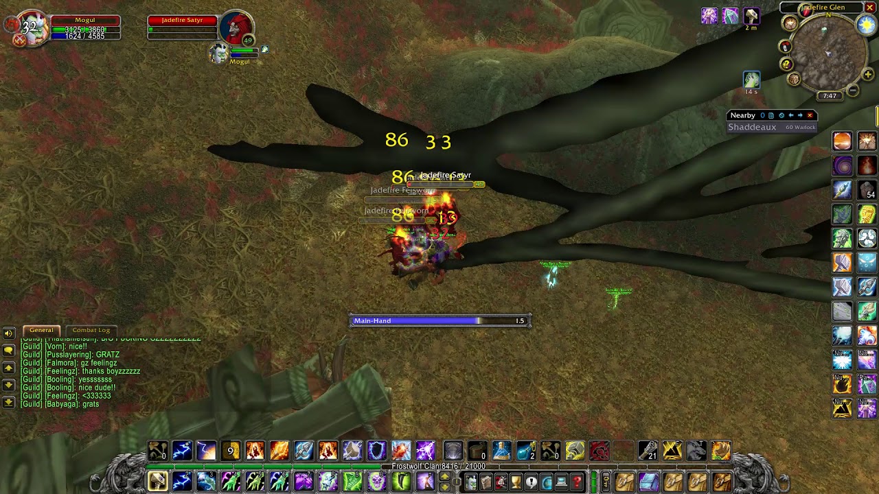 WoW Classic - Ele Shaman Demonic Rune AOE Farm
