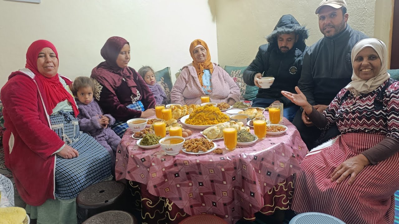 عراضة عند خوتي فطرنا مجموعين🌙فرحة رجعت الحمد لله كل حاجة كتعوض
