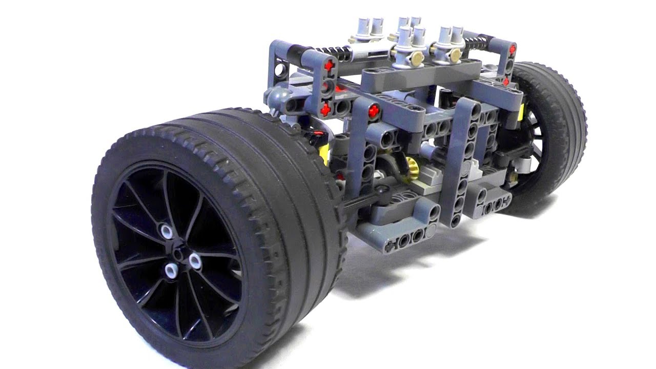 FRONT AXLE with Disk Brakes- LEGO Technic (MOC)