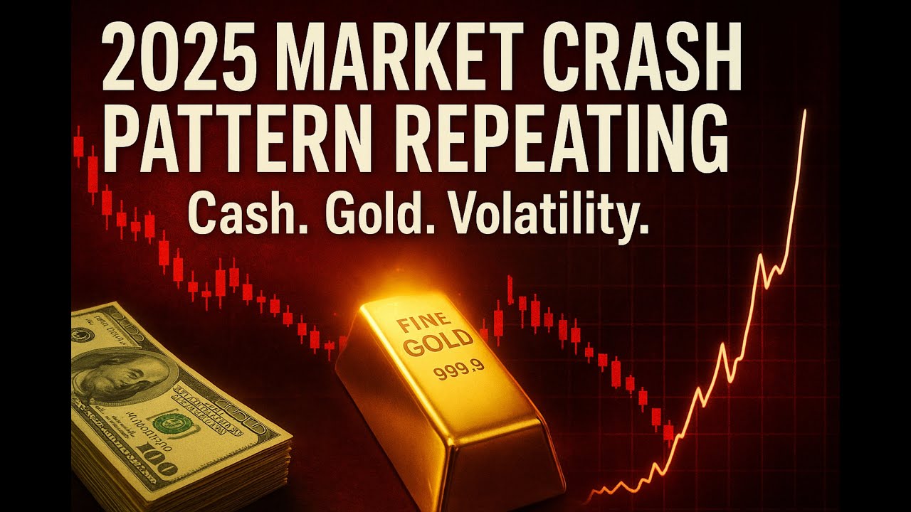 2025 Market Crash Pattern REPEATING: Cash. Gold. Volatility @itsfinancialhistory2