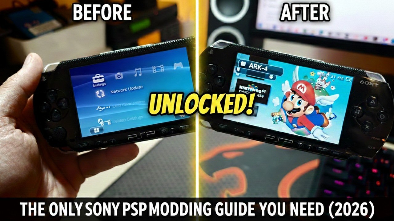 The ONLY Sony PSP Modding Guide You Need in 2026 (ARK-4 Tutorial)