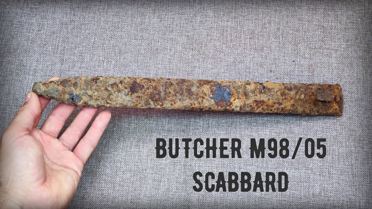 I RESTORED a SCABBARD of the Butcher Bayonet