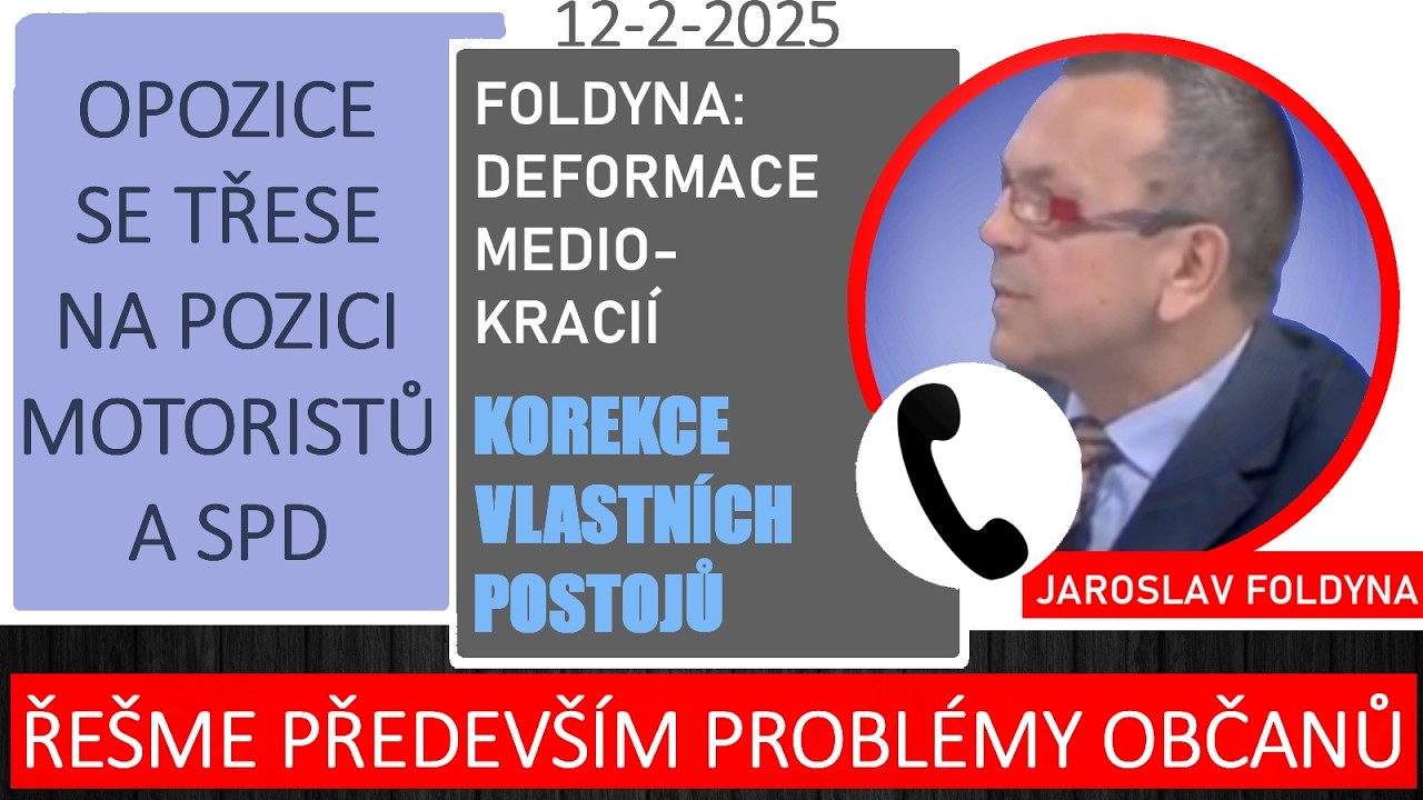 Foldyna: Ovlivnění mediokracií? Řešme hlavně starosti občanů | Interveiw