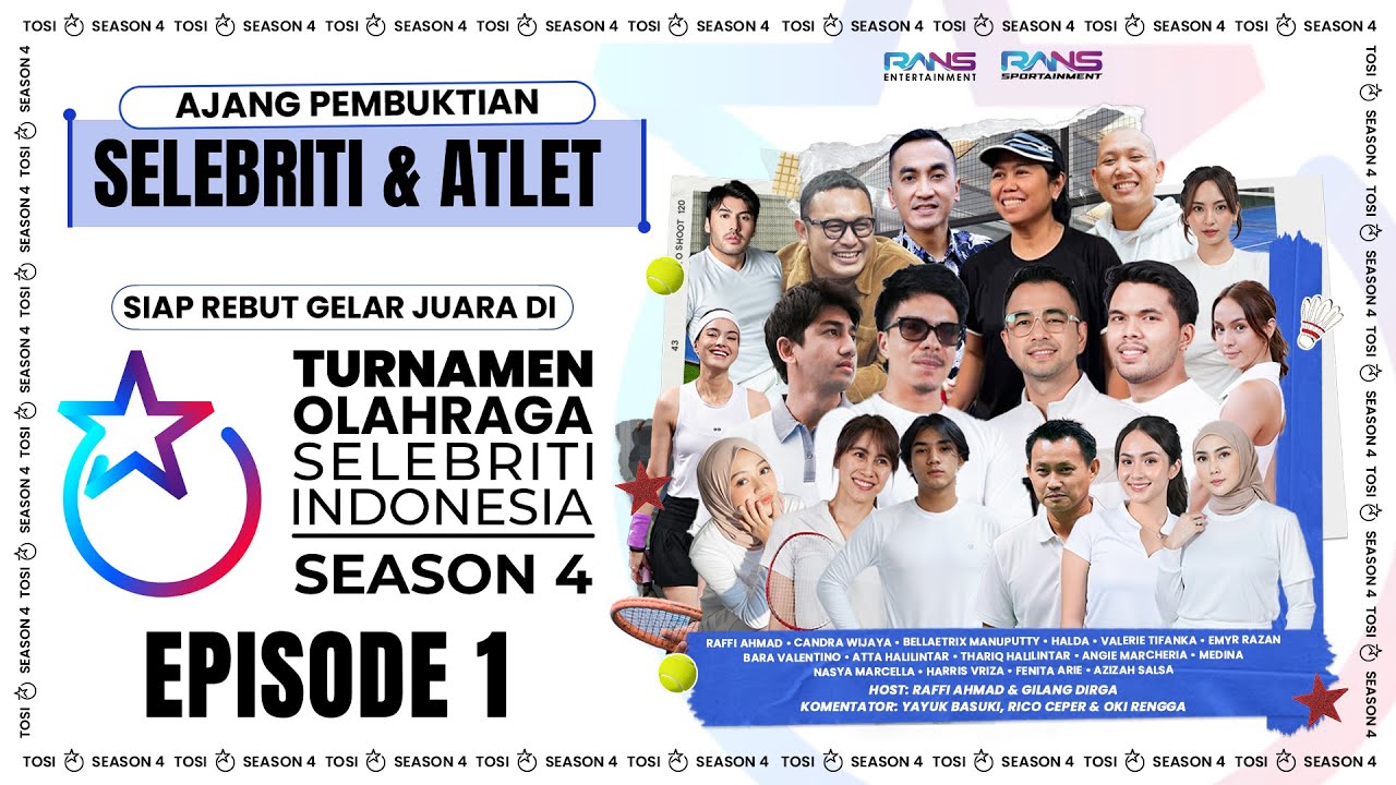 TOSI SEASON 4: AJANG PEMBUKTIAN SELEBRITI & ATLET TERKINI!!!SEMUA AMBISI UNTUK MENANG..