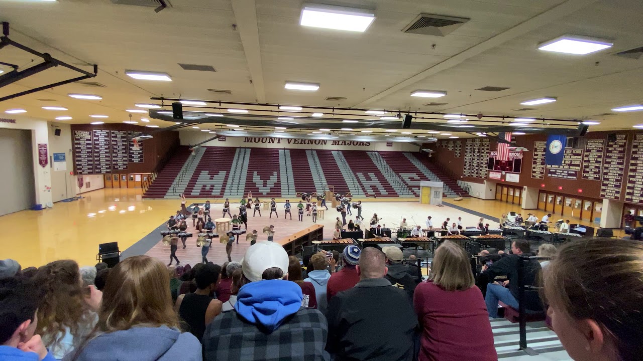 George Mason University Indoor Drumline at Mt. Vernon HS 2/16/20