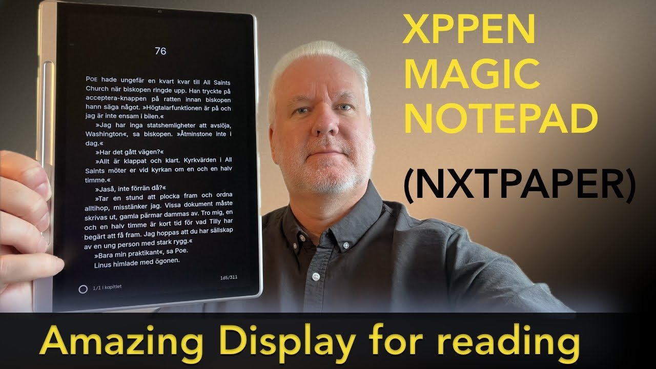 XPPEN Magic Note Pad review - Amazing e-reader tablet with note taking features and NXTPAPER display