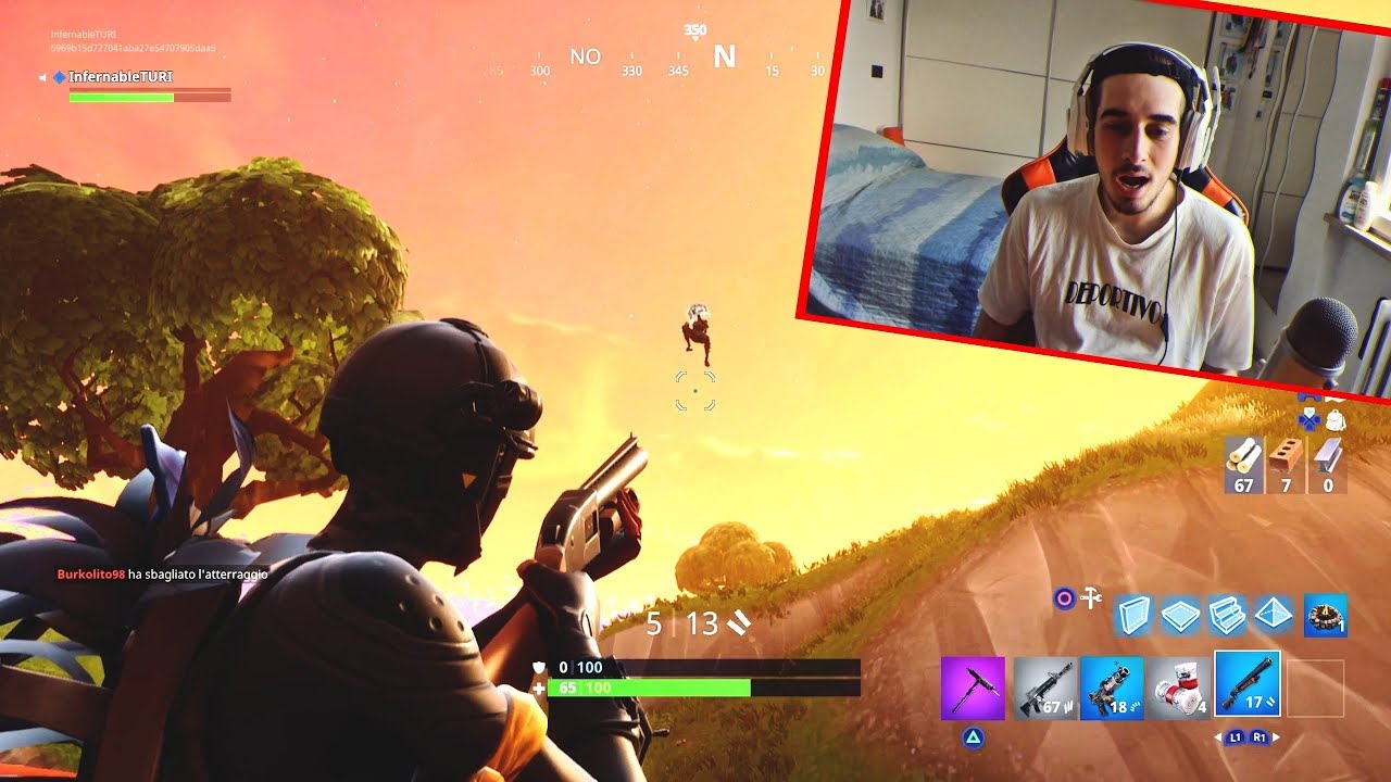 MA STA VOLANDO?!? CHE BUG &Egrave;? AHAHA - Fornite SCLERO.