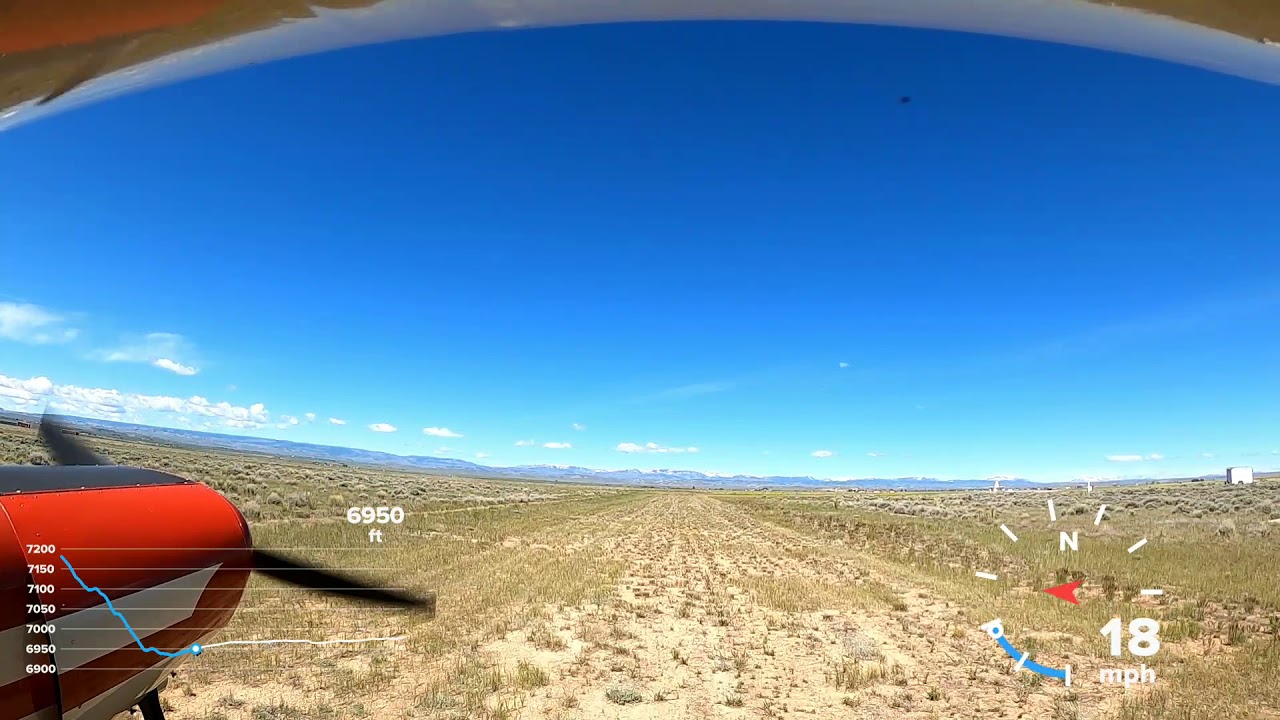 Landing Big Piney, Wyoming