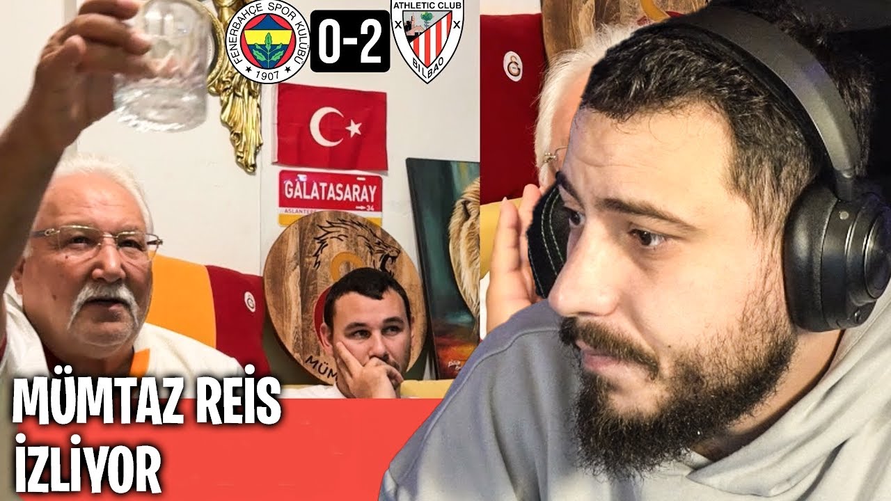 ATABERK DOĞAN MÜMTAZ REİS FENERBAHÇE TARAFTARINA ÜZÜLDÜ FENERBAHÇE 0 - 2 ATHLETİC BİLBAO İZLİYOR