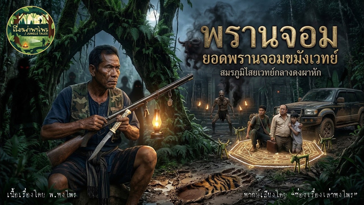 เฒ่าจอม ยอดพรานจอมขมังเวทย์ | [ฟังยาวจบในคลิปเดียว]
