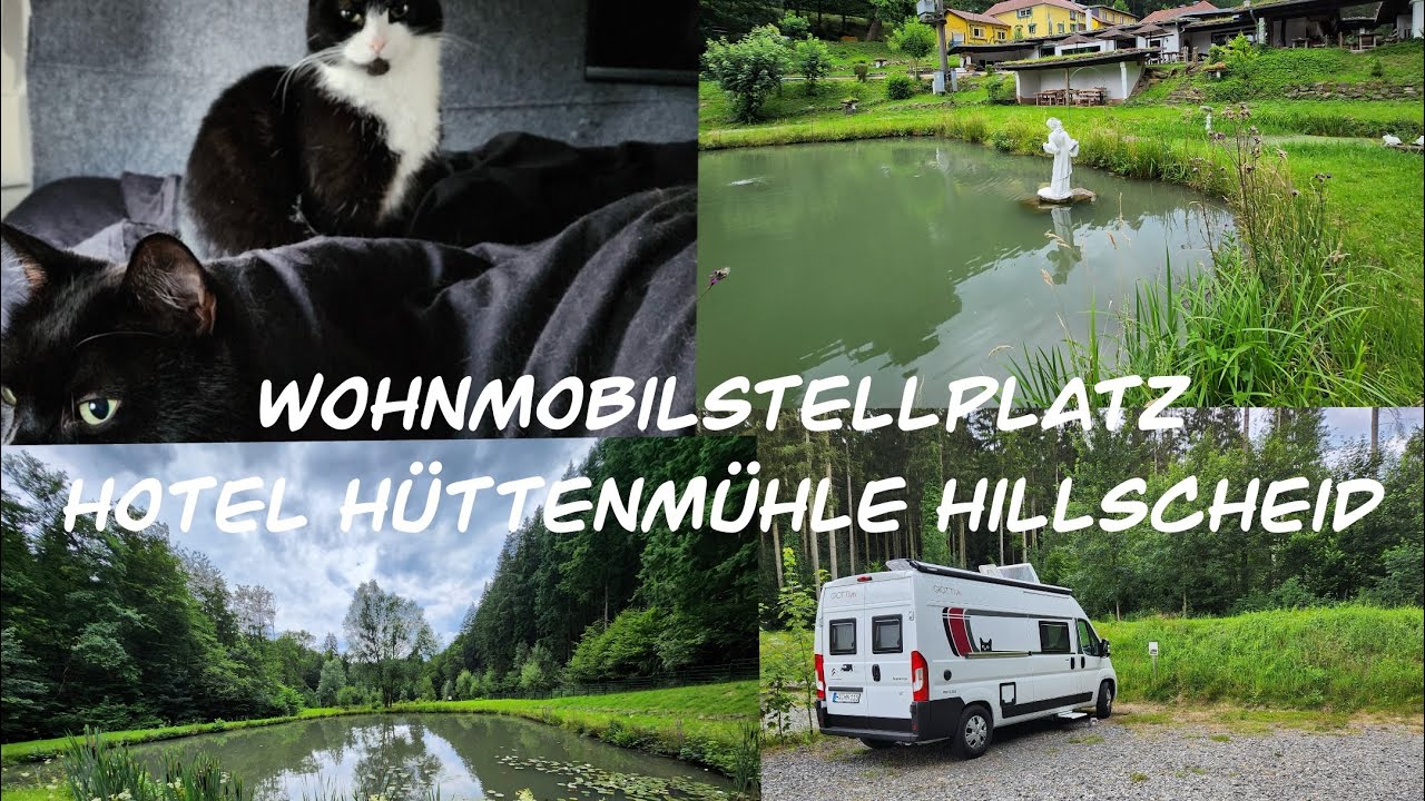 Wohnmobilstellplatz Hotel Hüttenmühle, Hillscheid, Juli 2024