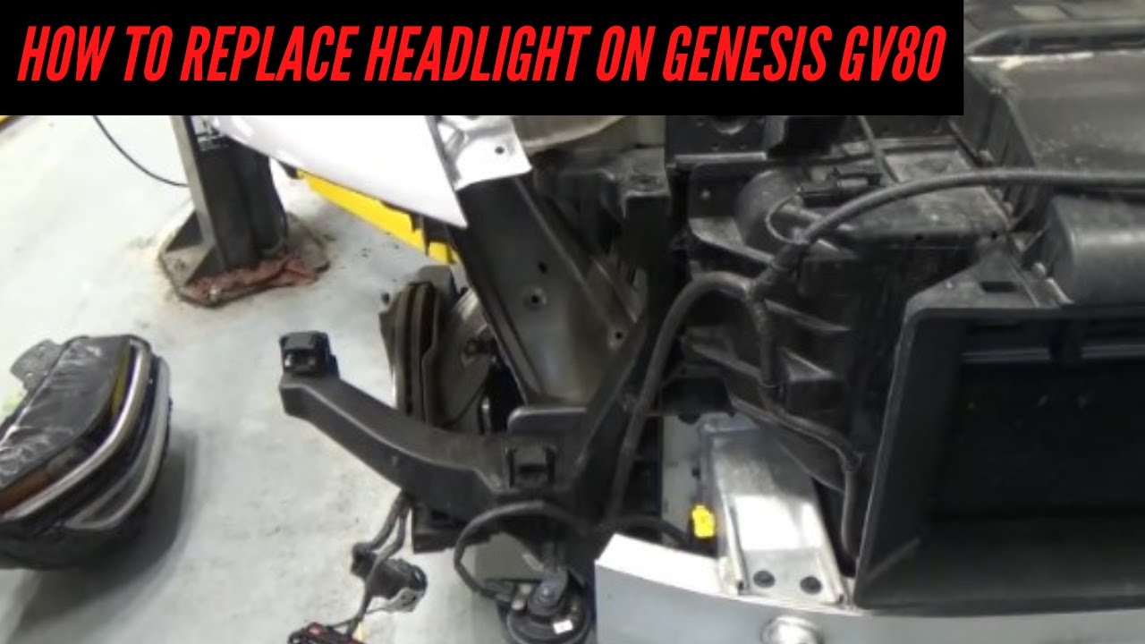 GENESIS GV80 HEADLIGHT ASSY REPLACEMENT