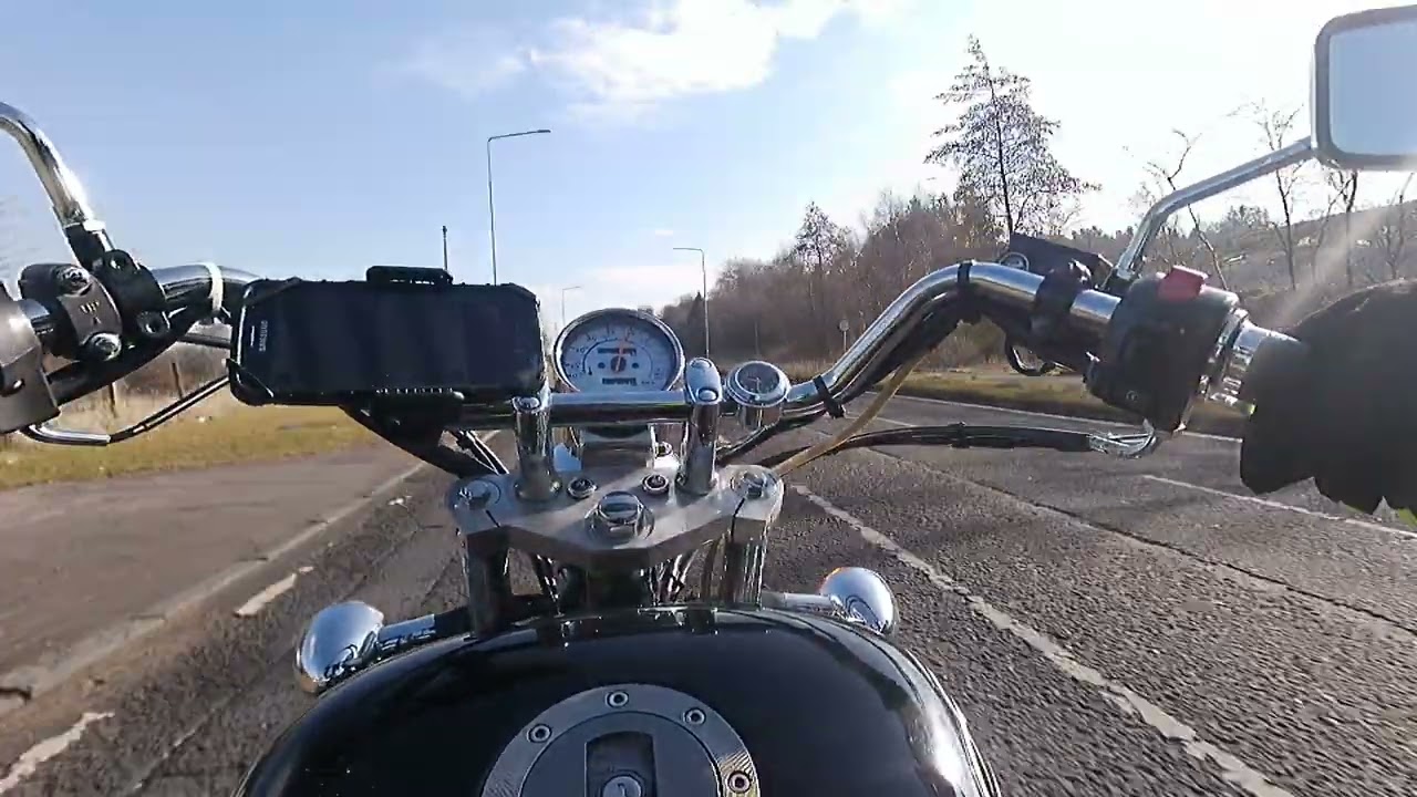 125cc AJS Regal Raptor Livingston to Crammond via Blackness, Abercorn, South Queensferry 3
