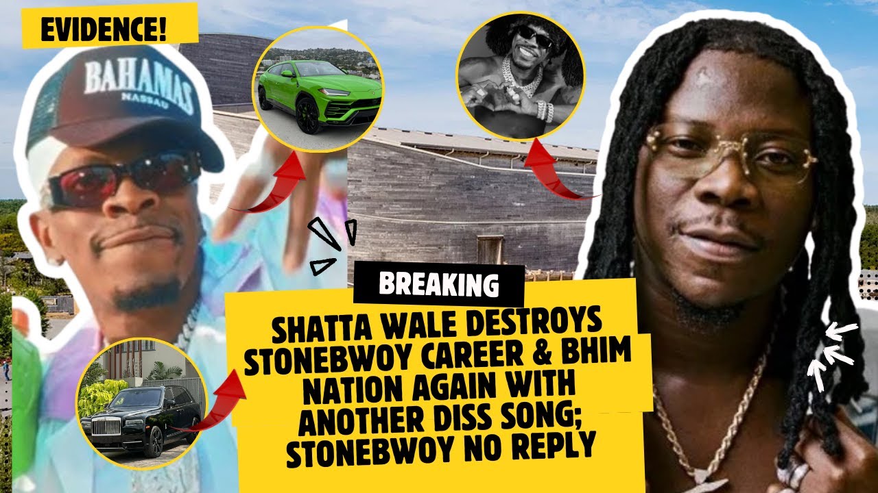 Shatta Wale DESTROYS Stonebwoy Career & BHIM Nation Again With Another DISS Song; Stonebwoy No REPLY