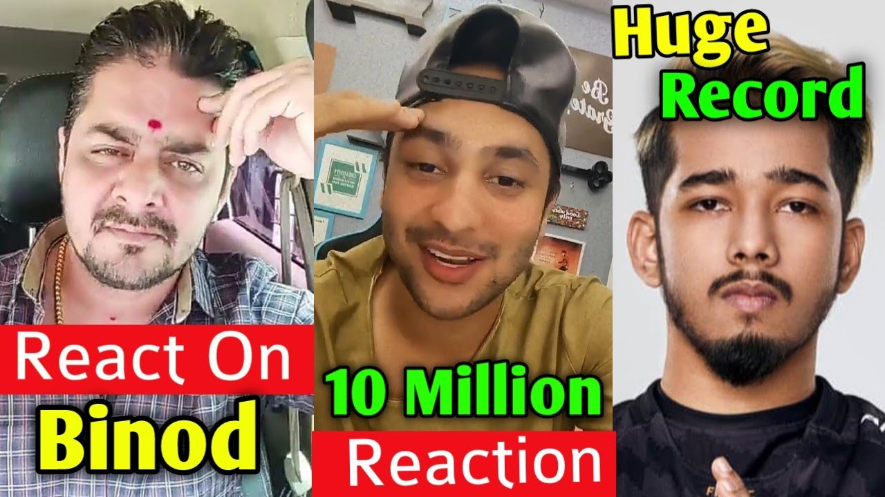 Hindustani Bhau Reacts on Binod | Scout Big Record | Harsh Beniwal React on 10 Million Subscribers