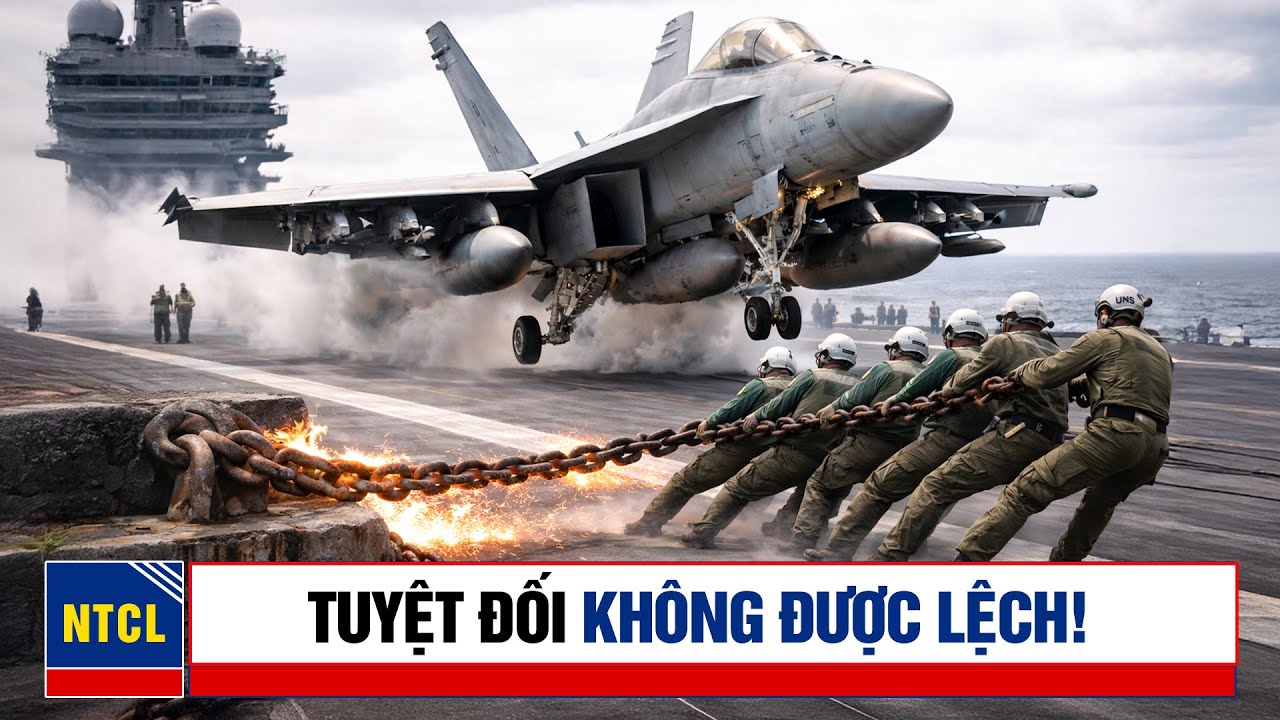 Cách Hải Quân Hoa Kỳ Thả Neo Tàu Sân Bay Khổng Lồ Ở Tốc Độ Tối Đa, Chuẩn Xác Cao Độ!