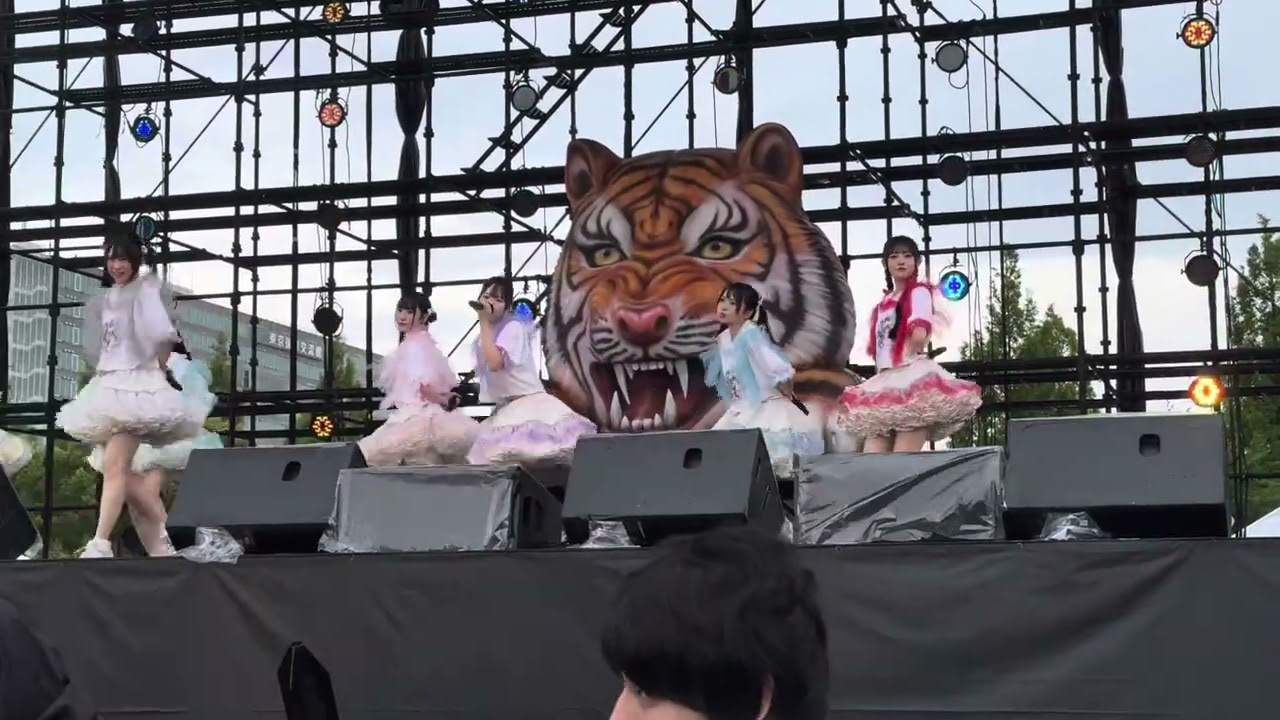 パラディーク 『シオカゼKISS』20250810@IDOL SUMMER JUNGLE 2025（お台場青海地区R区画）