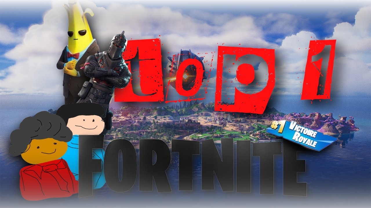 Ont fait enfin top 1 sur Fortnite !!!