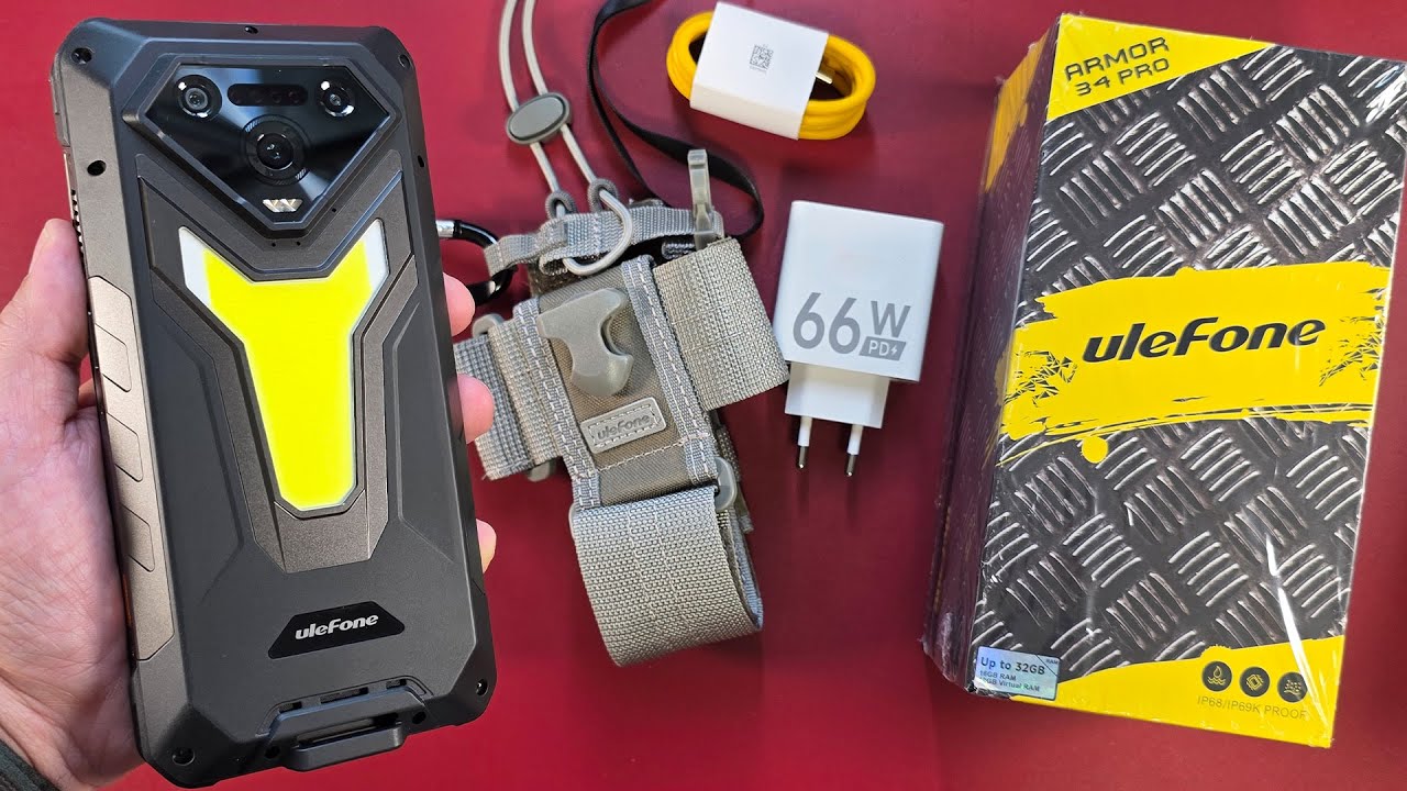 Это проектор в смартфоне? Ulefone Armor 34 Pro