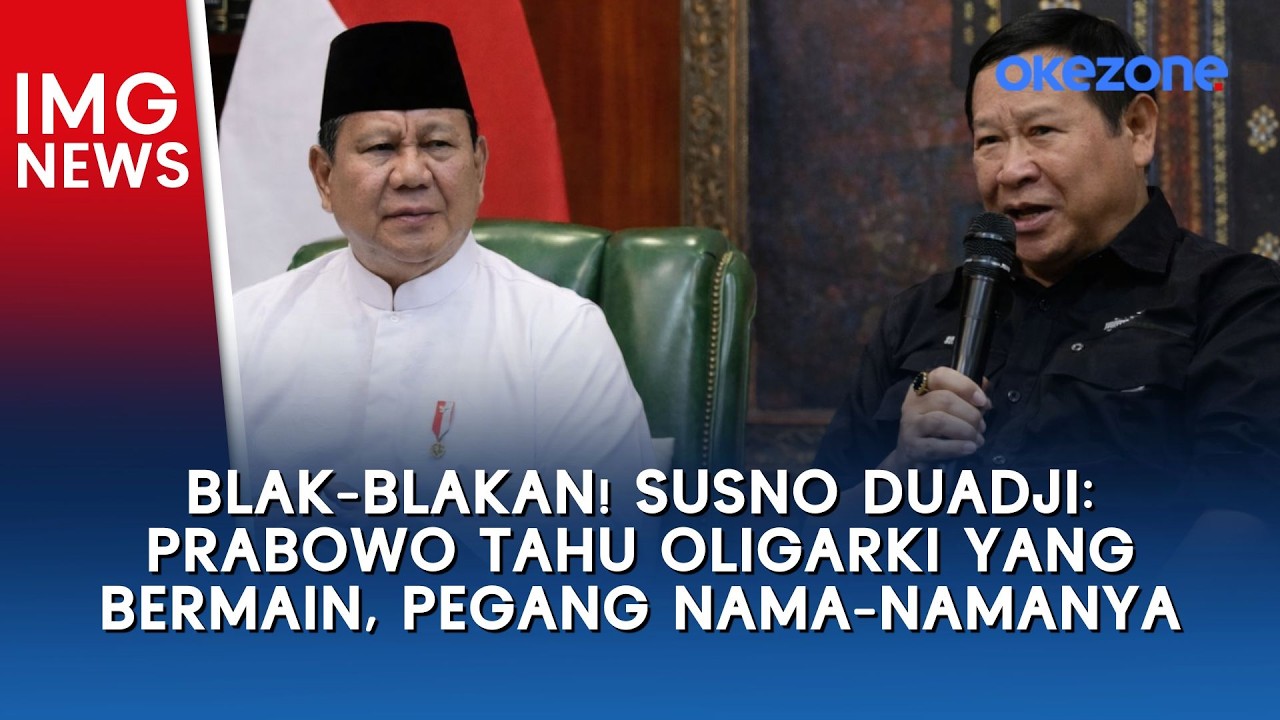 Blak-Blakan! Susno Duadji: Prabowo Tahu Oligarki yang Bermain, Pegang Nama-namanya