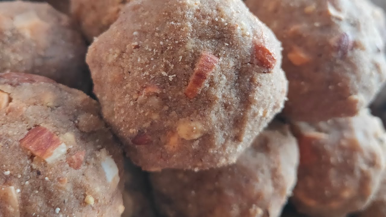 Dry fruits aata laddoo😋🤤|recipe 💚| 4pm kitchen 