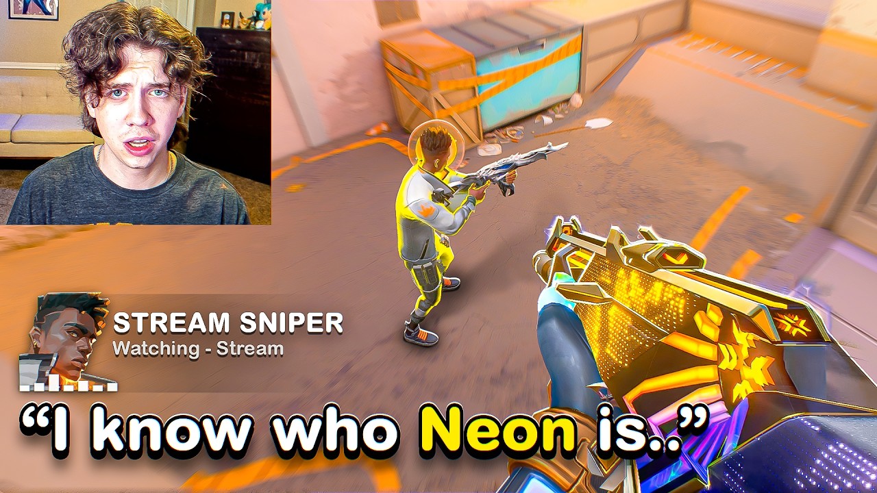 I Destroyed a Stream Sniper with Radiant Neon Movement