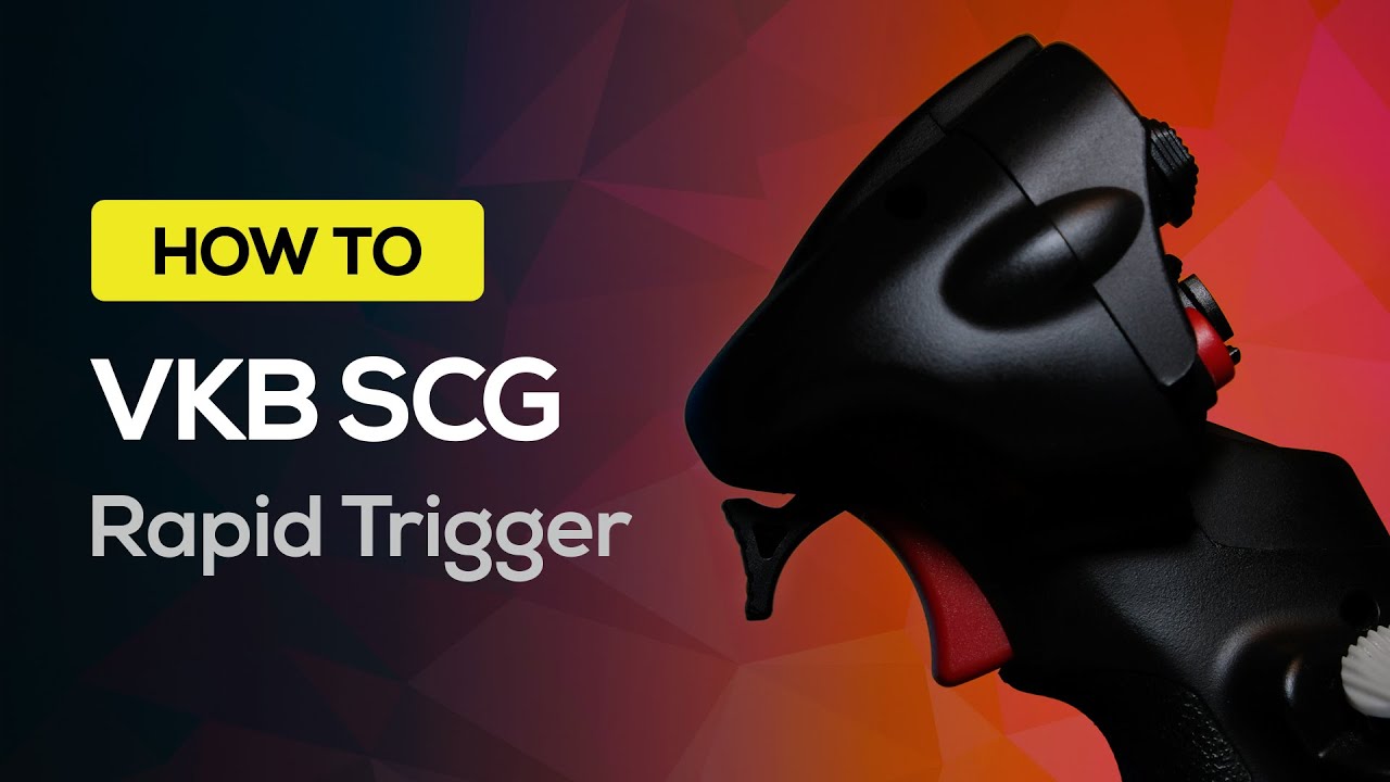 VKB SCG Kosmosima: установка курка беглого огня - rapid trigger