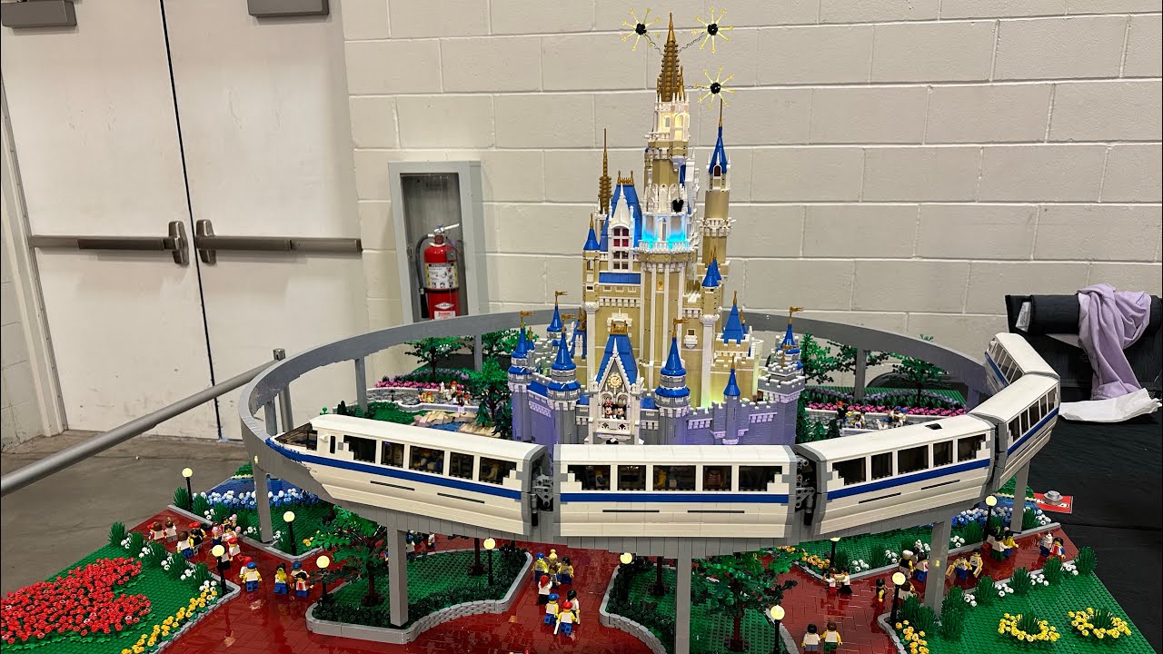 LEGO Disney Castle And Monorail - BrickFair VA 2024