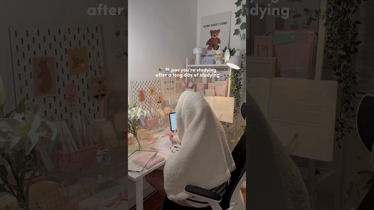 Pov you're studying after a long day of studying. Who relates? #studymotivation #pov #studyhard
