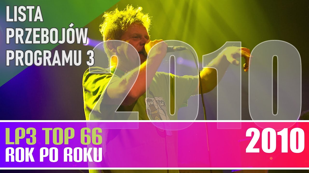 Największe przeboje roku 2010 - Lista Przebojów Trójki rok po roku