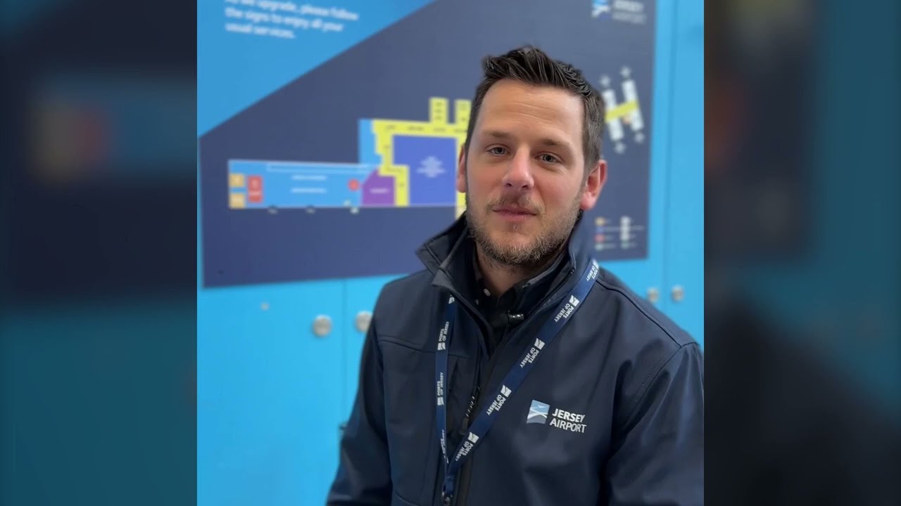 Jersey Airport redevelopment walk through with Will, Airport Operations Manager