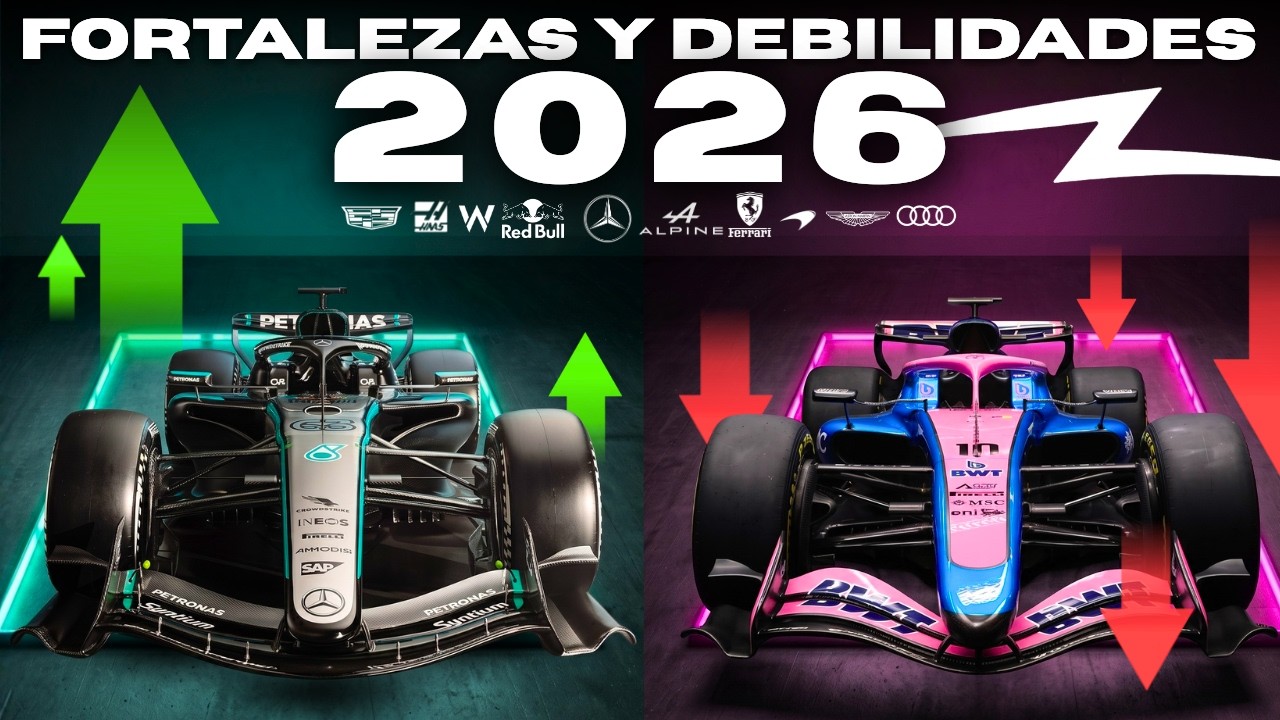 DEBILIDADES Y FORTALEZAS DE CADA EQUIPO DE LA F1 EN 2026