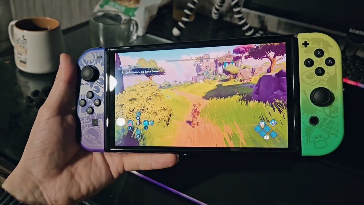 Я купил Switch oled! Мой первый день с консолью.