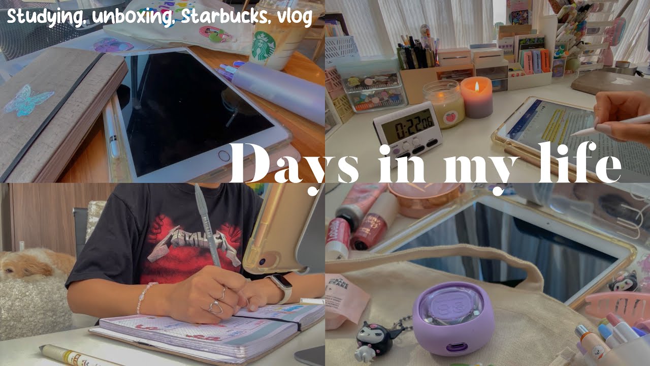 STUDY VLOG | Tips de estudio, exámenes finales 🖇️📓📁