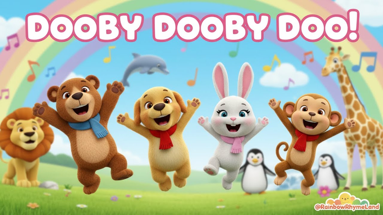 Dooby Dooby Doo! 🐾 Animal Adventure Sing Along | Jump, Hop & Dance with Friends! 🎶 Kids Songs 2026