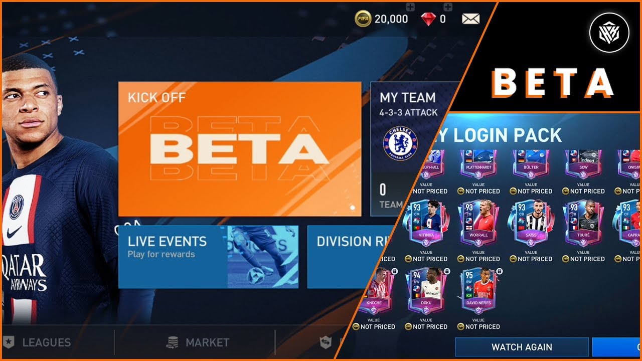FIFA MOBILE 23 BETA IS HERE |  INSANE PACK OPENING & GAMEPLAY  | HK FIFA