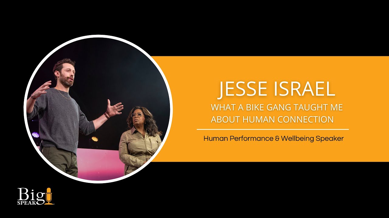 Jesse Israel - Human Connection Speaker - What a Bike Gang Taught Me About Human Connection