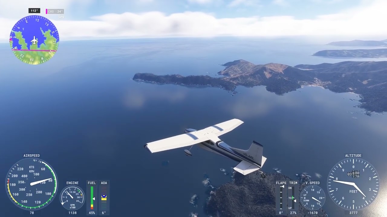 【MSFS2024】岩手県釜石を遊覧飛行してみた。