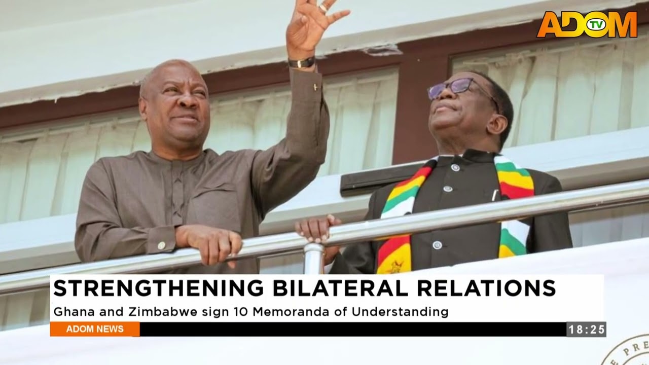 Strengthening Bilateral Relations: Ghana and Zimbabwe sign 10 Memoranda of Understanding